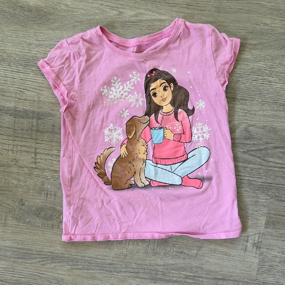 Place Pink Tee with Graphic Design